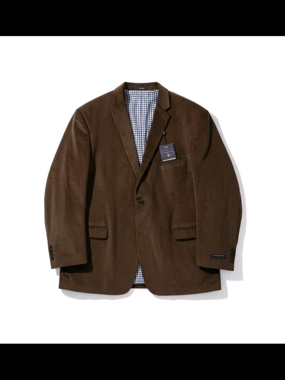 Saddlebred Men's Brown Classic Corduroy Blazer